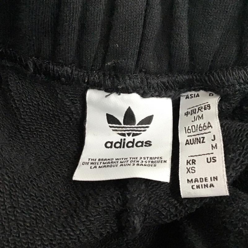 アディダスオリジナルス adidas originals パンツ ワークパンツ、ペインターパンツ H18036 CuffedPantsWithVelvetStripes ジャージ M 無地 黒 / ブラック /  レディース USED 古着 中古 10117333