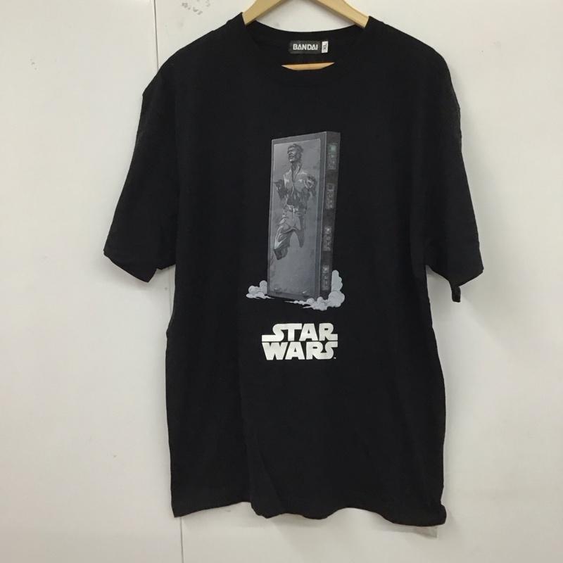 バンダイ BANDAI Tシャツ 半袖 STAR WARS 映画Tシャツ スターウォーズ XL プリント 黒 / ブラック /  メンズ USED 古着 中古 10123365