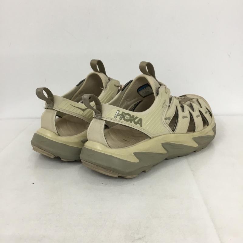 ホカオネオネ HOKA ONEONE サンダル サンダル 1123112 SSDD マウンテンサンダル 水陸両用 HOPARA 25.5cm 25.5cm ロゴ、文字 ベージュ / ベージュ /  メンズ USED 古着 中古 10140191