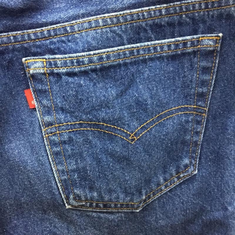 リーバイストラウスアンドコー Levi Strauss & co. パンツ デニム、ジーンズ デニムパンツ ストレートパンツ ワイドパンツ カジュアルパンツ 34インチ 無地 インディゴ / インディゴ /  メンズ USED 古着 中古 10115626