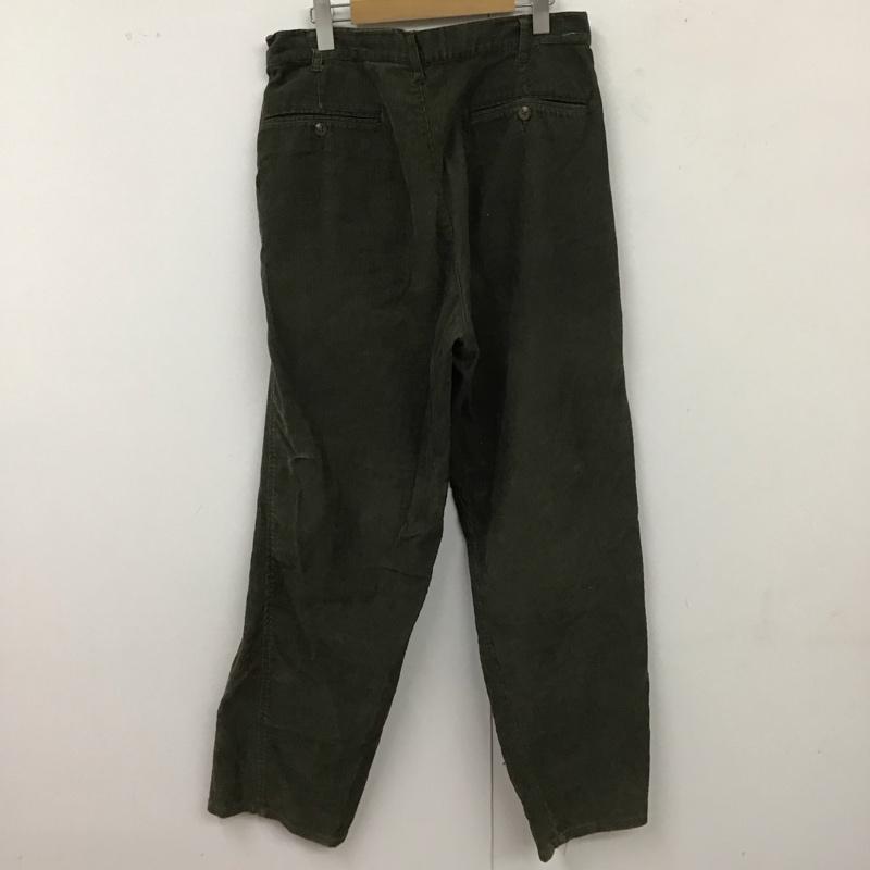 エディーバウアー Eddie Bauer パンツ ワークパンツ、ペインターパンツ コーデュロイパンツ ワイドパンツ ストレートパンツ カジュアルパンツ 36 無地 カーキ / カーキ /  メンズ USED 古着 中古 10113683