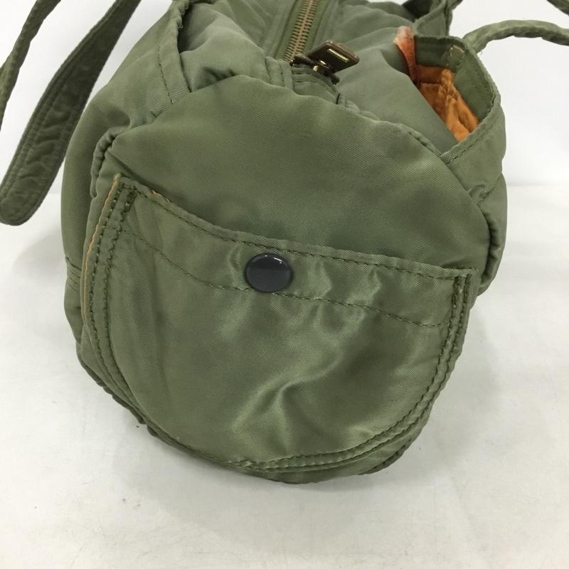ポーター PORTER ボストンバッグ ボストンバッグ タンカー ミニボストンバッグ ロゴ、文字 カーキ / カーキ /  メンズ USED 古着 中古 10142187