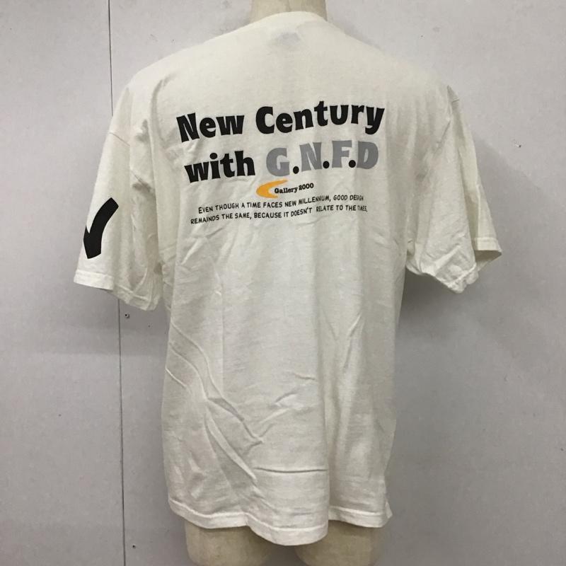 ギャラリー1950 Gallery1950 Tシャツ 半袖 Hanes クルーネック L ロゴ、文字 白 / ホワイト /  メンズ USED 古着 中古 10114741