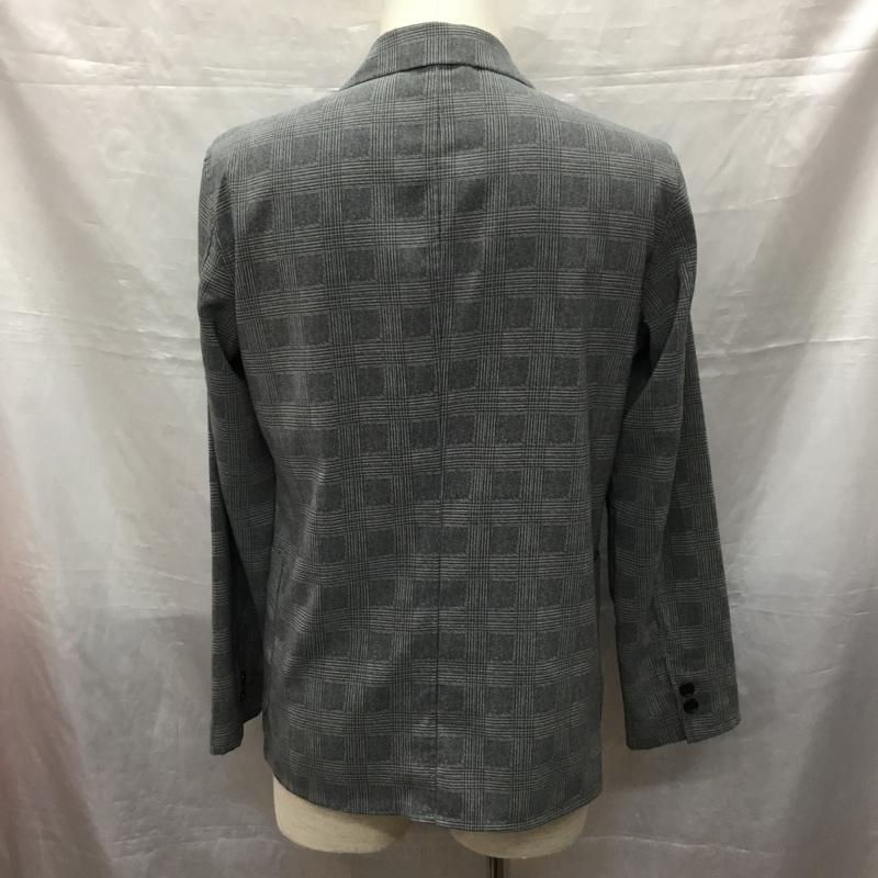 グリーンレーベルリラクシング green label relaxing ジャケット、上着 ジャケット、ブレザー 3222-199-2478 チェックジャケット サマージャケット S チェック 灰 / グレー /  メンズ USED 古着 中古 10120126