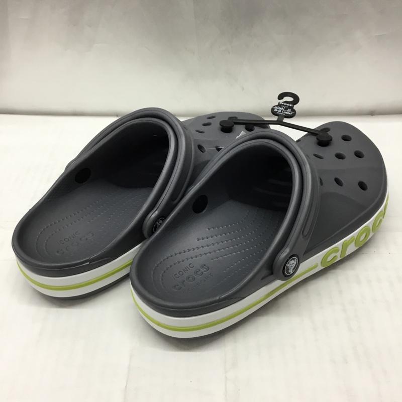 クロックス crocs サンダル サンダル 205089-0A3 Bayaband Clog バヤバンド クロッグ 25cm 25.0cm ロゴ、文字 灰 / グレー / X 白 / ホワイト / X 薄緑 / ライトグリーン /  メンズ USED 古着 中古 10111538