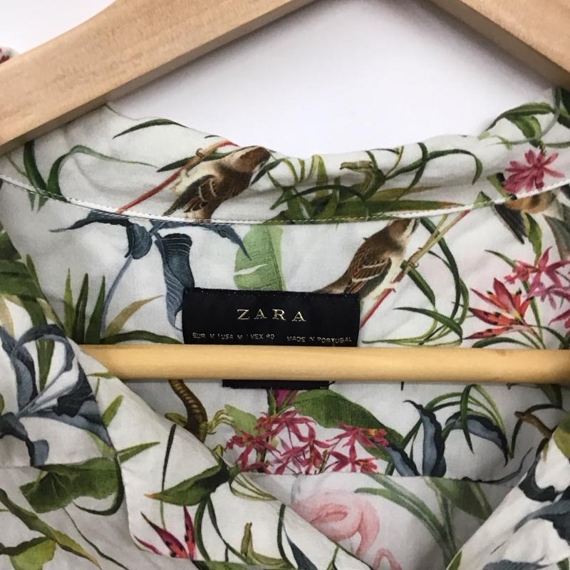 ザラ ZARA シャツ、ブラウス 半袖 半袖シャツ プリントシャツ カラーシャツ M プリント マルチカラー / マルチカラー /  メンズ USED 古着 中古 10131003
