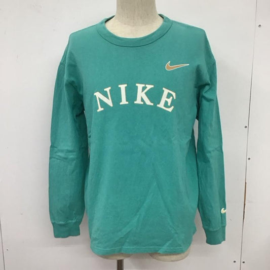 ナイキ NIKE カットソー 長袖 DV0529-392 NSWJAKOL/STシャツ 長袖カットソー プリントTシャツ L ロゴ、文字 水色 / ライトブルー /  メンズ USED 古着 中古 10110740