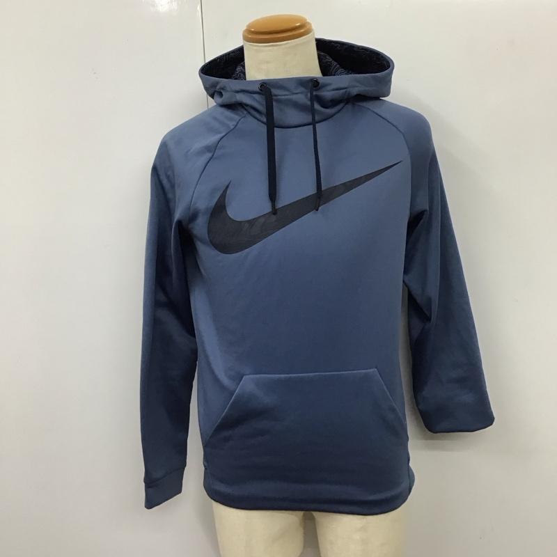 ナイキ NIKE パーカー 長袖 800308-404 パーカー スポーツウェア 長袖 S ロゴ、文字 青 / ブルー /  メンズ USED 古着 中古 10114194