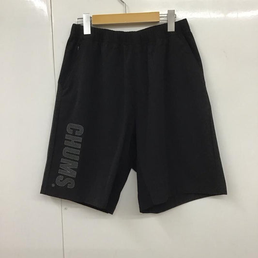チャムス CHUMS パンツ ショートパンツ ch03-1383-k001-04 エアトレイルストレッチチャムスショーツ ショートパンツ M ロゴ、文字 黒 / ブラック /  メンズ USED 古着 中古 10131264