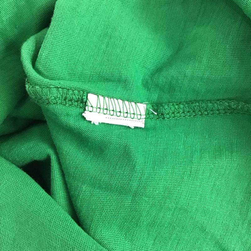 ザラ ZARA Tシャツ 半袖 M ロゴ、文字 X プリント 緑 / グリーン /  レディース USED 古着 中古 10130424