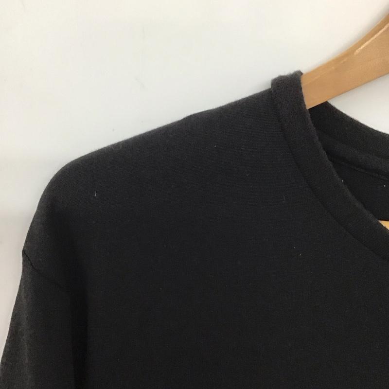 コロンビア Columbia Tシャツ 半袖 120 pm1936 半袖カットソー クルーネック サイドジップ XL 無地 黒 / ブラック /  メンズ USED 古着 中古 10138885