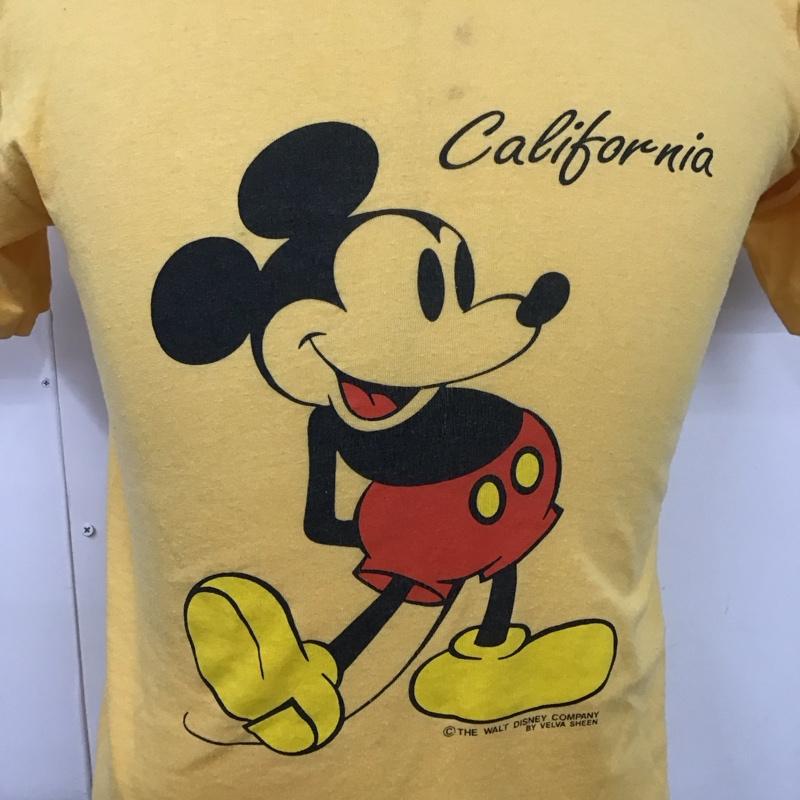 古着 USED Tシャツ 半袖 半袖カットソー プリントTシャツ クルーネックカットソー S プリント 黄 / イエロー /  メンズ USED 古着 中古 10124009