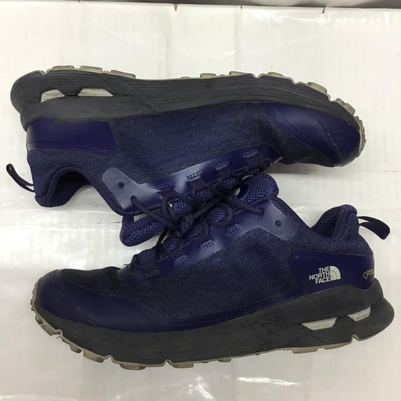 ザノースフェイス THE NORTH FACE スニーカー スニーカー NF0A46J5 シェイブドゥハイカー GORE-TEX 26.5cm 26.5cm ロゴ、文字 紺 / ネイビー /  メンズ USED 古着 中古 10110488