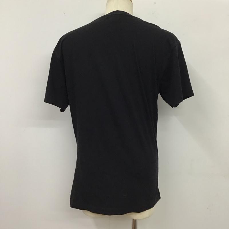 ディーゼル DIESEL Tシャツ 半袖 半袖カットソー プリントTシャツ クルーネックカットソー M プリント 黒 / ブラック /  メンズ USED 古着 中古 10117267