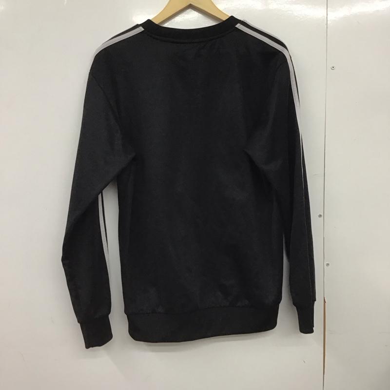 アディダス adidas トレーナー 長袖 hc1918 トレーナー 長袖スウェット 0 ロゴ、文字 黒 / ブラック /  メンズ USED 古着 中古 10148101