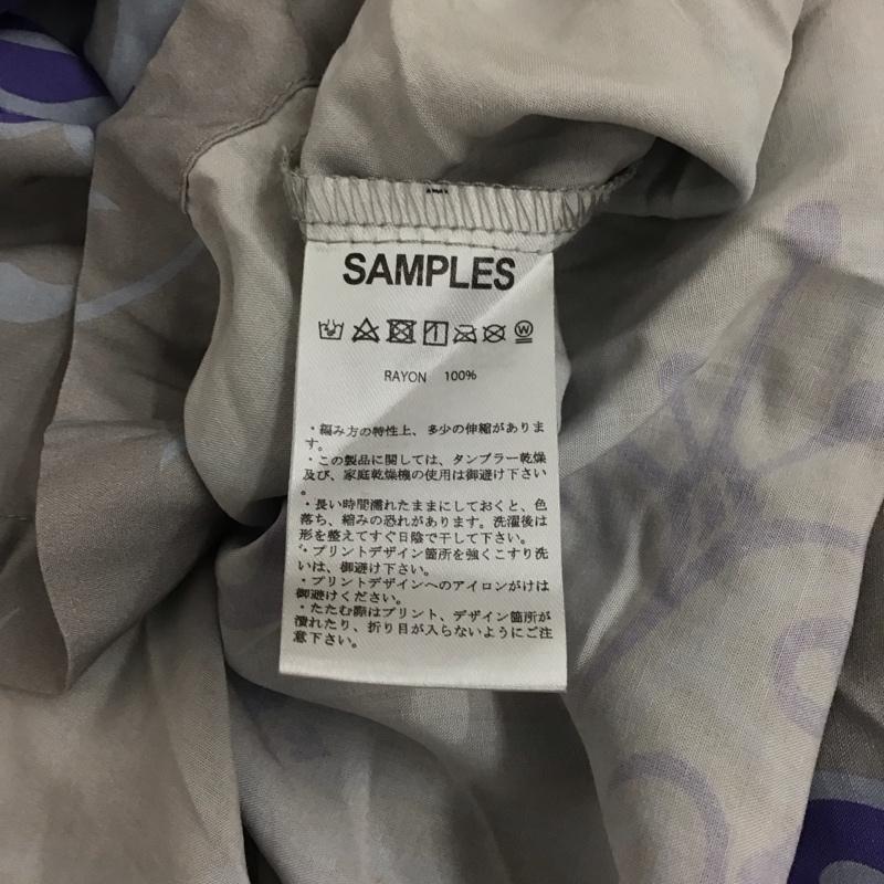 古着 USED シャツ、ブラウス 半袖 半袖シャツ プリントシャツ ポケットシャツ SAMPLESFUCKPRETENDER XL プリント 灰 / グレー /  メンズ USED 古着 中古 10126225