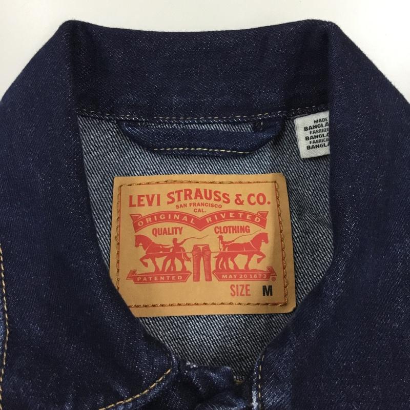 リーバイストラウスアンドコー Levi Strauss & co. ジャケット、上着 ジャケット、ブレザー デニムジャケット カラージャケット 長袖ジャケット ブルゾン M 無地 インディゴ / インディゴ /  メンズ USED 古着 中古 10112305