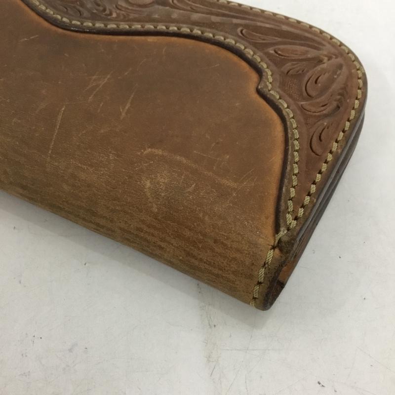 サード SAAD 財布 長財布 レザー  茶 / ブラウン /  メンズ USED 古着 中古 10134768