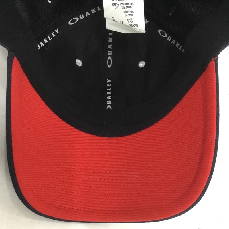 オークリー OAKLEY 帽子 キャップ TINCAN 911545 ワンポイント 白 / ホワイト / X 紺 / ネイビー /  メンズ USED 古着 中古 10139225