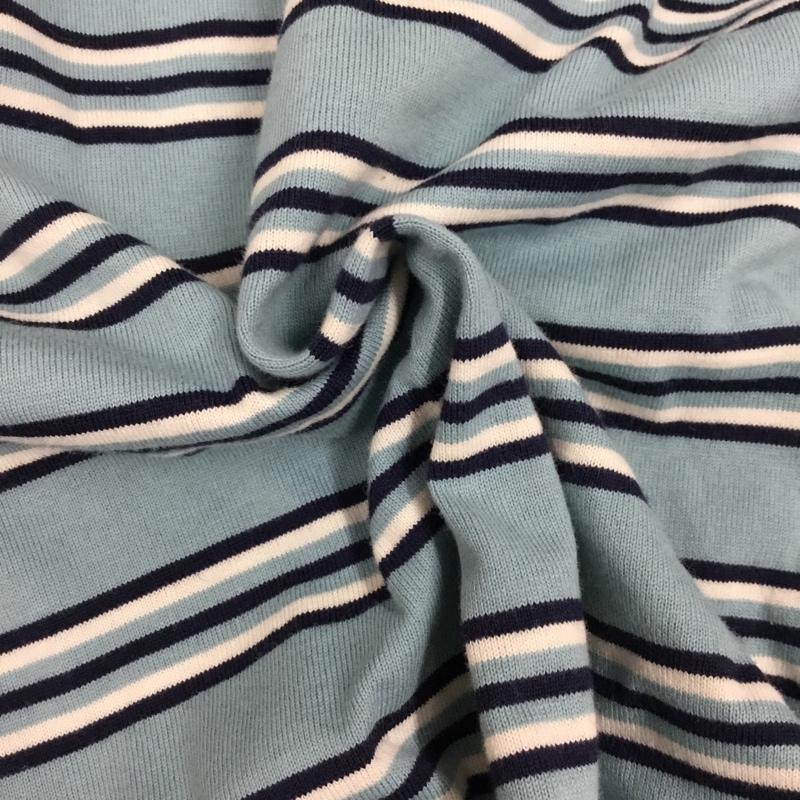 古着 USED Tシャツ 半袖 W0046-326 SPORTSWEAR クルーネック M ボーダー柄 水色 / ライトブルー / X 白 / ホワイト / X 紺 / ネイビー /  メンズ USED 古着 中古 10117763