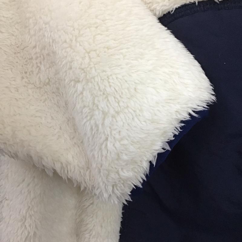 チャムス CHUMS トレーナー 長袖 CH14-1231 エルモフリースクルートップ Elmo Fleece Crew Top L 無地 白 / ホワイト / X 紺 / ネイビー /  レディース USED 古着 中古 10132215