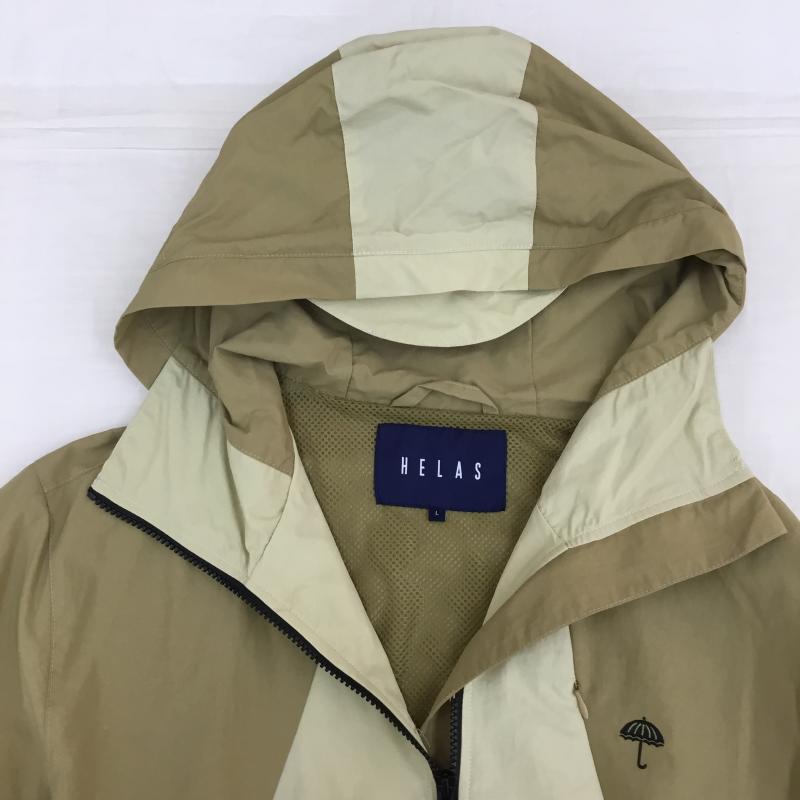 ユーズドクロージング used clothes ジャケット、上着 ジャケット、ブレザー HELAS L ロゴ、文字 ベージュ / ベージュ /  メンズ USED 古着 中古 10143638