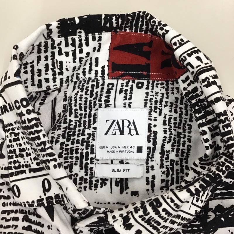 ザラ ZARA シャツ、ブラウス 長袖 4097 795 250 M 総柄 マルチカラー / マルチカラー /  メンズ USED 古着 中古 10121164