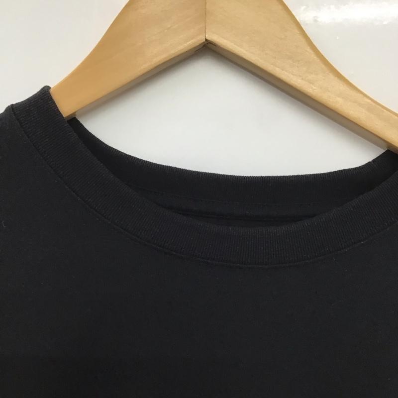 ヘリーハンセン HELLY HANSEN Tシャツ 半袖 半袖カットソー プリントTシャツ クルーネックカットソー L ロゴ、文字 黒 / ブラック /  メンズ USED 古着 中古 10148125