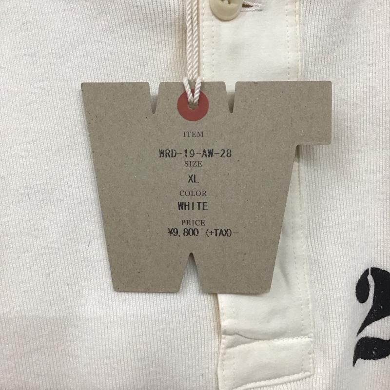 ウィアード WEIRDO カットソー 長袖 長袖カットソー 無地カットソー ヘンリーネック XL ロゴ、文字 アイボリー / アイボリー /  メンズ USED 古着 中古 10130488