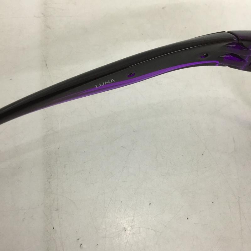 スワンズ Swans めがね・サングラス サングラス LN-0053 LUNA 偏光レンズモデル スポーツサングラス 箱有 ロゴ、文字 黒 / ブラック / X 紫 / パープル /  メンズ USED 古着 中古 10141093