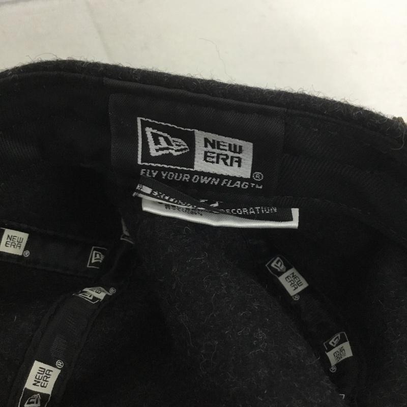 ニューエラ NEW ERA 帽子 キャップ ワークキャップ ウール ロゴ、文字 チャコールグレー / チャコールグレー /  メンズ USED 古着 中古 10133822