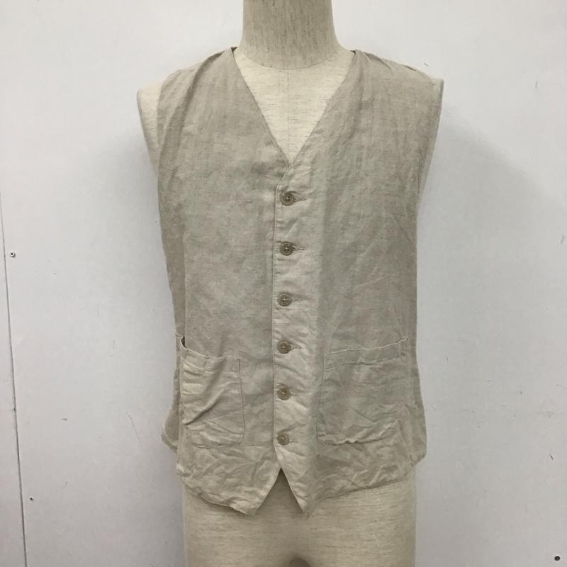 エンジニアードガーメンツ Engineered Garments ベスト ベスト コットンリネン M 無地 ベージュ / ベージュ /  メンズ USED 古着 中古 10142304