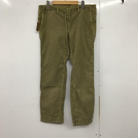 サンライトビリーバー SUNLIGHT BELIEVER パンツ デニム、ジーンズ コーデュロイパンツ スリムパンツ カジュアルパンツ S 無地 カーキ / カーキ /  メンズ USED 古着 中古 10141522