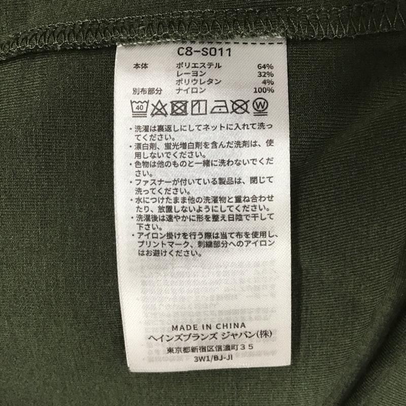 チャンピオン Champion トレーナー 長袖 C8-S011 胸ポケット スウェット XL ロゴ、文字 カーキ / カーキ /  メンズ USED 古着 中古 10121208