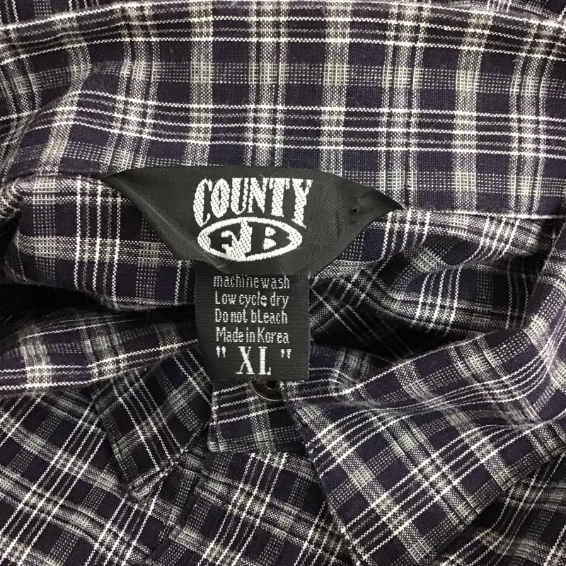 古着 USED シャツ、ブラウス 長袖 COUNTY FB XL チェック マルチカラー / マルチカラー /  メンズ USED 古着 中古 10106660