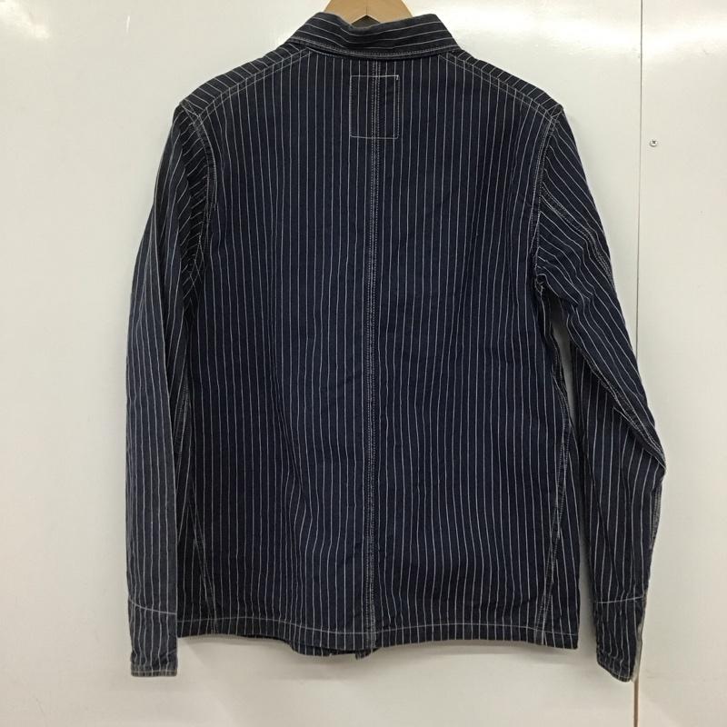 プレミアムムードデニムスーペリア PREMIUM MOOD DENIM SUPERIOR ジャケット、上着 ジャケット、ブレザー カジュアルジャケット アウター カラージャケット 1 ストライプ インディゴ / インディゴ /  メンズ USED 古着 中古 10145821