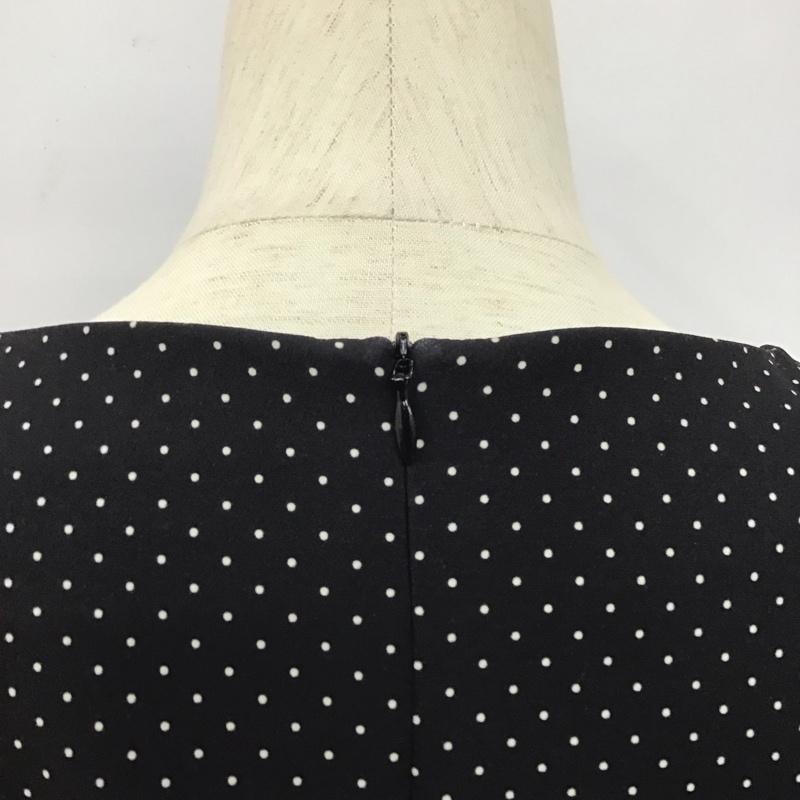 ミラオーウェン Mila Owen カットソー 長袖 0 ドット 黒 / ブラック /  レディース USED 古着 中古 10128415