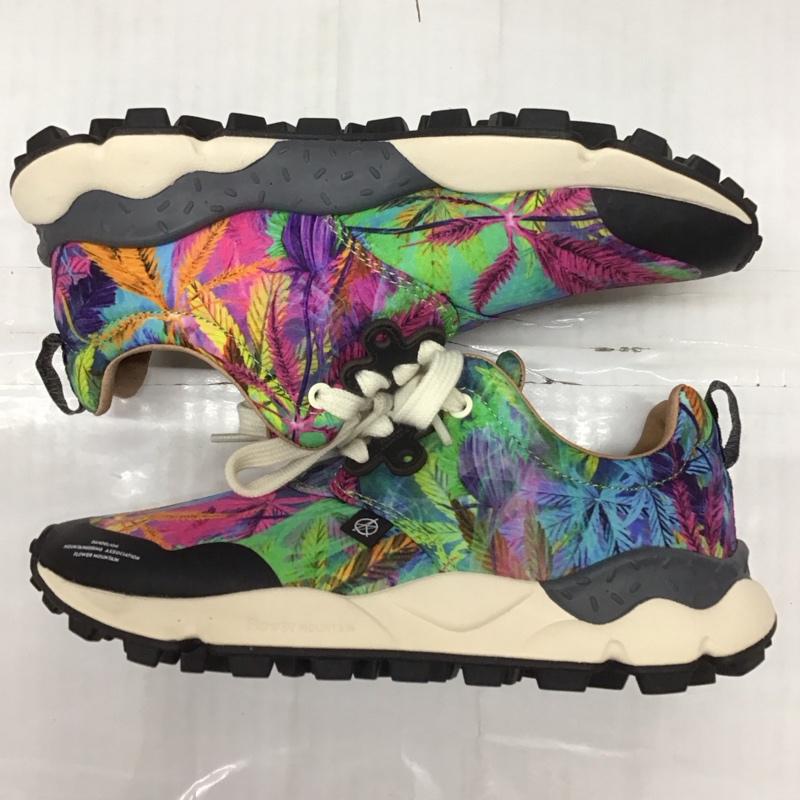古着 USED スニーカー スニーカー Flower MOUNTAIN US5.5 UK4.5 KOKI TANIGUCHI US：5.5 総柄 マルチカラー / マルチカラー /  レディース USED 古着 中古 10117940