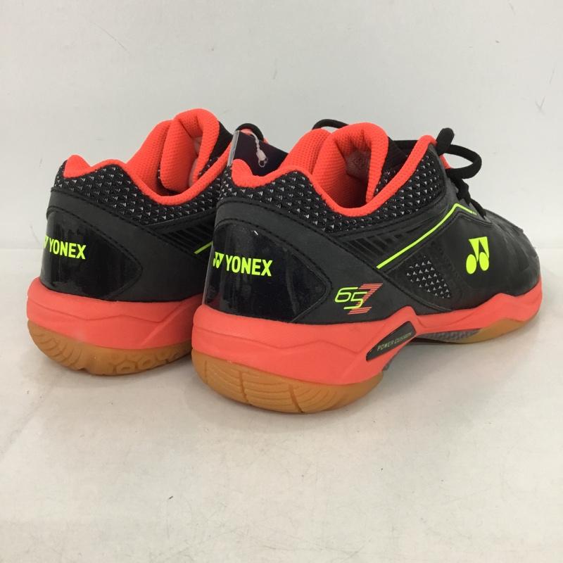 ヨネックス YONEX スニーカー スニーカー SHB65Z パワークッション65Z 24cm バドミントンシューズ 箱有 24.0cm ロゴ、文字 黒 / ブラック / X 赤 / レッド / X 黄 / イエロー /  レディース USED 古着 中古 10149913