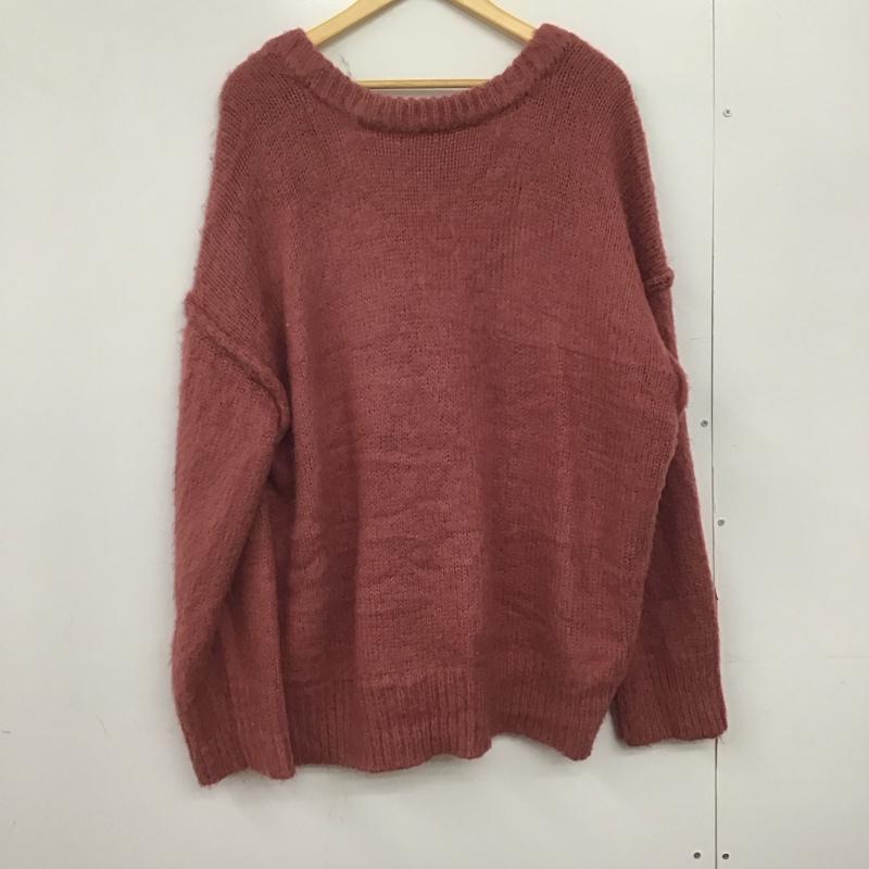 フリークスストア FREAK S STORE カーディガン 長袖 FREE 無地 桃 / ピンク /  レディース USED 古着 中古 10147156