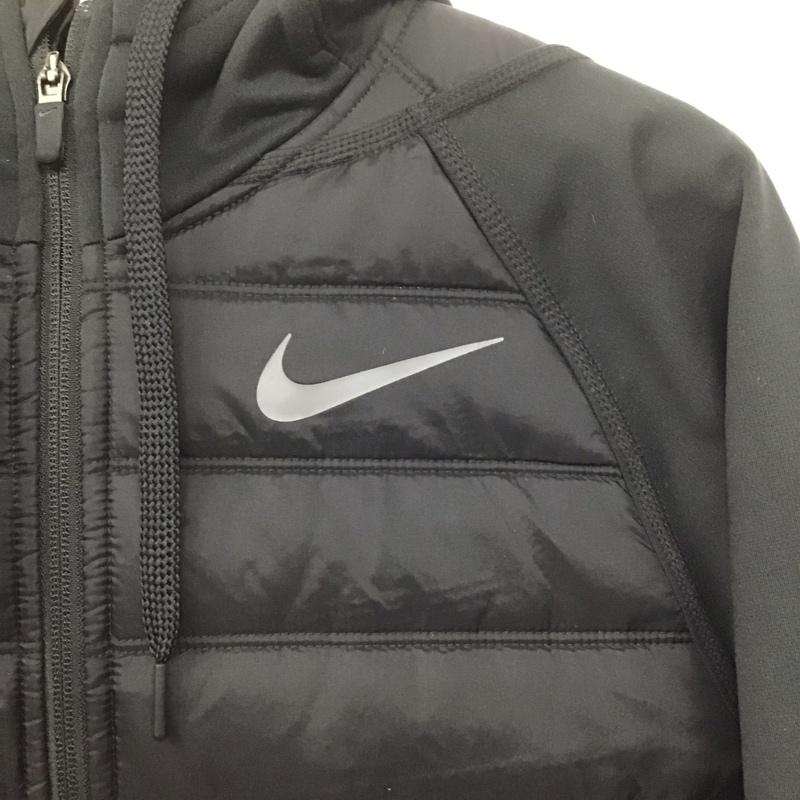 ナイキ NIKE ジャケット、上着 ジャケット、ブレザー bv6299-010 サーマフルジップWNTRZDジャケット アウター XL ロゴ、文字 黒 / ブラック /  メンズ USED 古着 中古 10143113