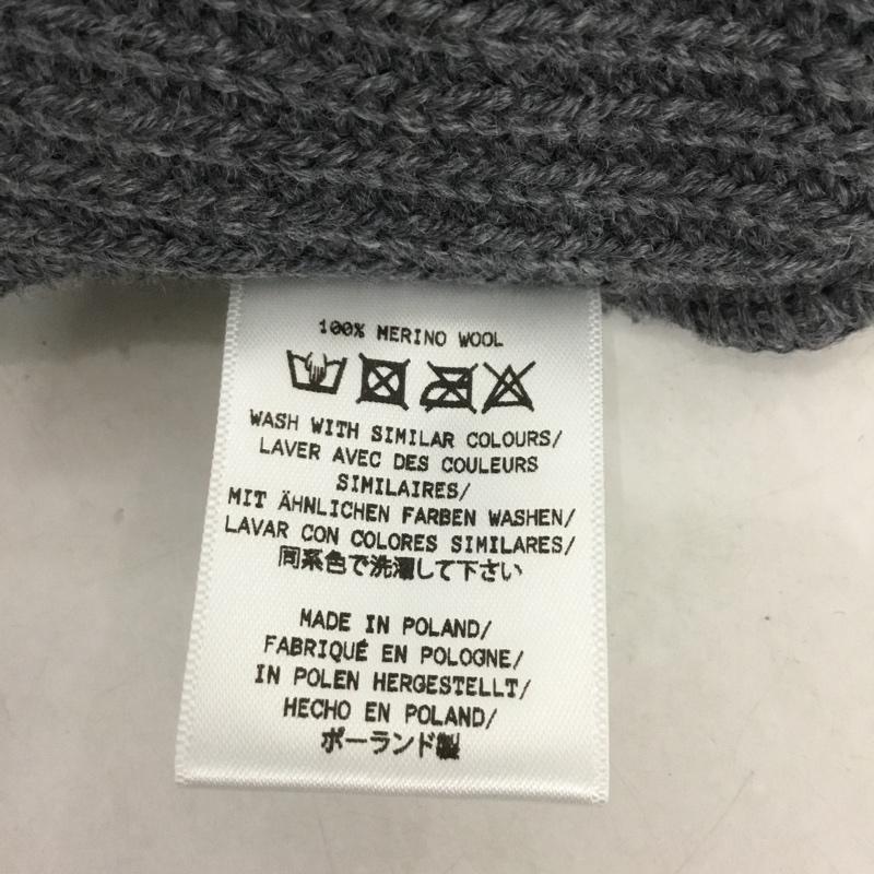 ラストリゾートエービー Last Resort AB 帽子 ニット帽 LR DOUBLE FOLD MERINO BEANIE ロゴ、文字 灰 / グレー /  メンズ USED 古着 中古 10131362