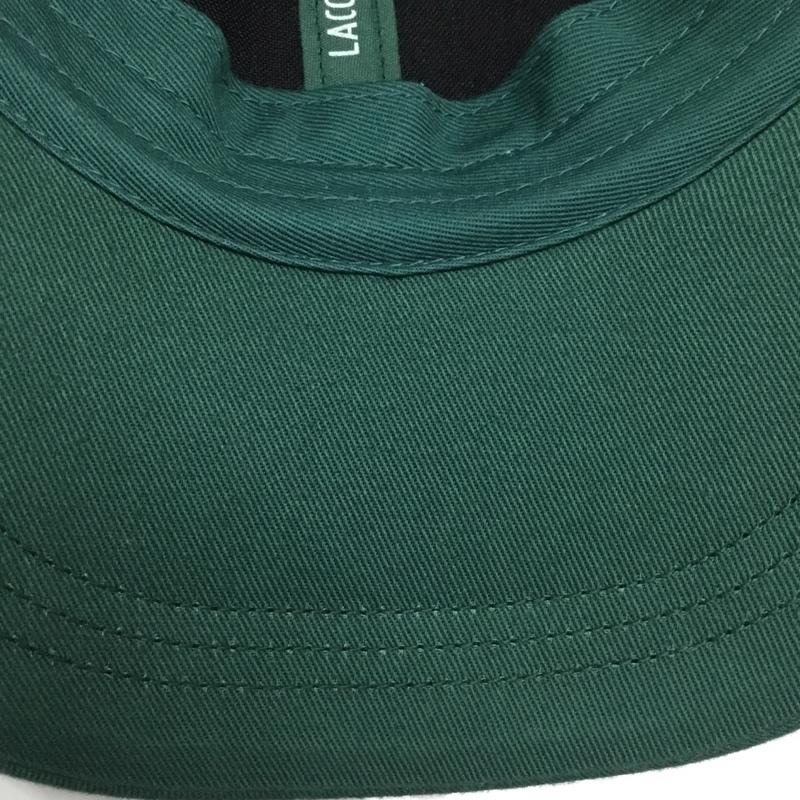 ラコステ LACOSTE 帽子 キャップ L1272 バイカラー ワンポイント 紺 / ネイビー / X 緑 / グリーン /  メンズ USED 古着 中古 10109743