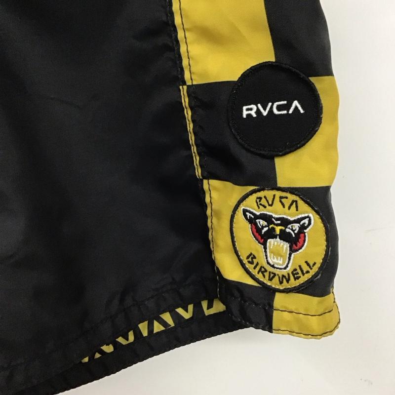 ルーカ RVCA パンツ ショートパンツ ハーフパンツ ショートパンツ カジュアルパンツ 32インチ プリント 黒 / ブラック /  メンズ USED 古着 中古 10114706