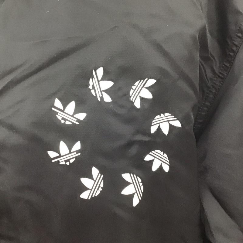 アディダス adidas ジャケット、上着 ジャンパー、ブルゾン h13560 MA-1 フライトジャケット アウター ジャンパー ブルゾン ロゴ、文字 黒 / ブラック /  メンズ USED 古着 中古 10112056