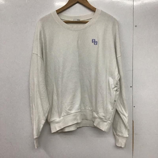 ジェイダ GYDA トレーナー 長袖 072412726001 FANCY COFFEE BUNNYスウェットトップス FREE ロゴ、文字 白 / ホワイト /  レディース USED 古着 中古 10146808