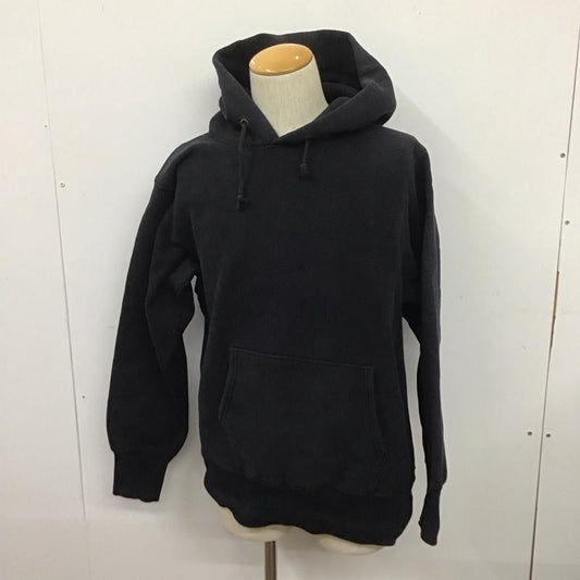 チャンピオン Champion パーカー 長袖 フーディ L 無地 黒 / ブラック /  メンズ USED 古着 中古 10106382