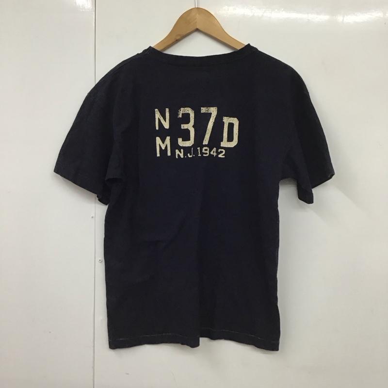 古着 USED Tシャツ 半袖 半袖カットソー プリントTシャツ Vネックカットソー ロゴ、文字 紺 / ネイビー /  メンズ USED 古着 中古 10130634