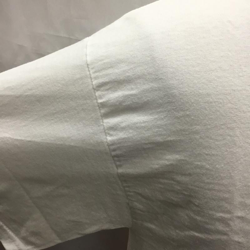 チャンピオン Champion Tシャツ 半袖 半袖カットソー プリントTシャツ クルーネックカットソー M 無地 白 / ホワイト /  メンズ USED 古着 中古 10117721