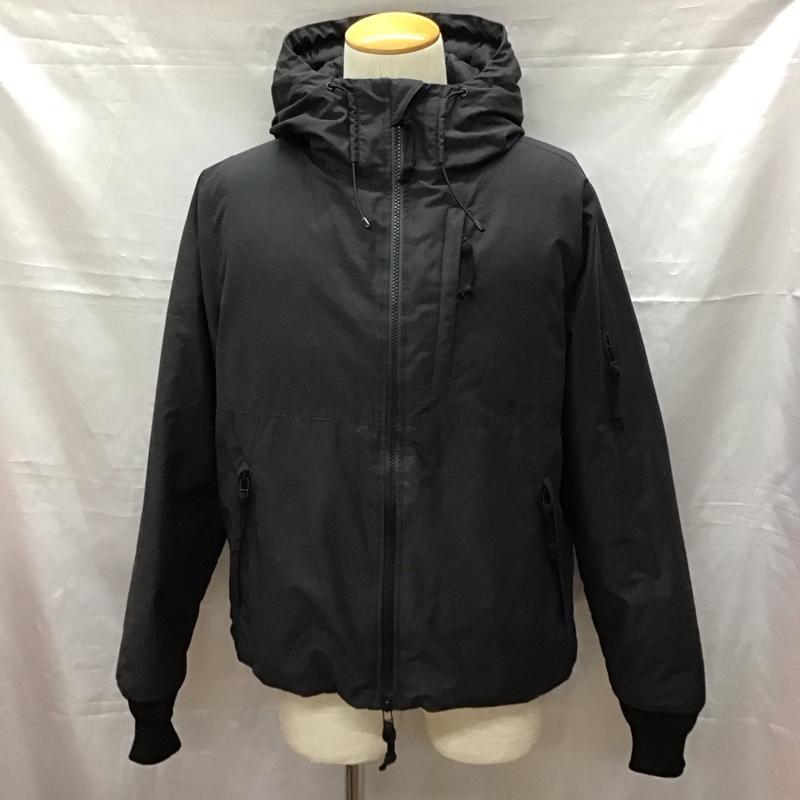 スノーピーク Snow Peak ジャケット、上着 ジャンパー、ブルゾン jk-17au004 17aw ファイヤーレジスタンス ダウンジャケット ジップアップジャケット L ロゴ、文字 黒 / ブラック /  メンズ USED 古着 中古 10116258